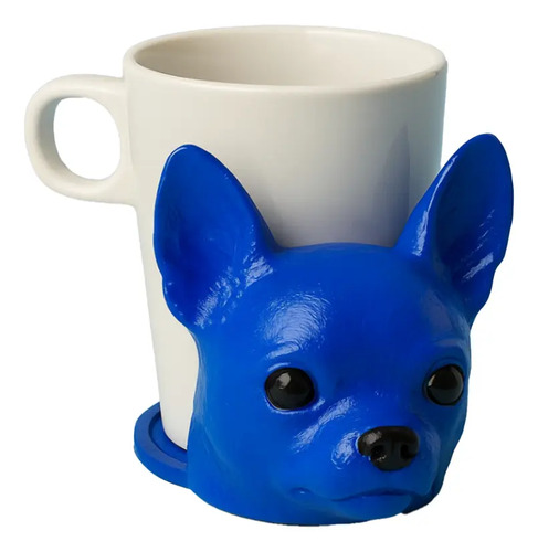 Posavasos Con Cabeza De Perro Chihuahua (no Incluye Taza)