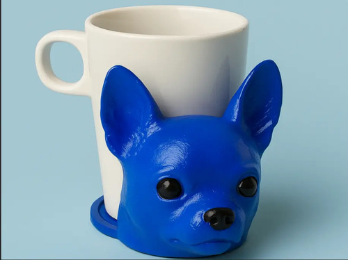 Posavasos Con Cabeza De Perro Chihuahua (no Incluye Taza) - Foto 2