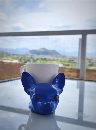 Posavasos Con Cabeza De Perro Chihuahua (no Incluye Taza) - Foto 3