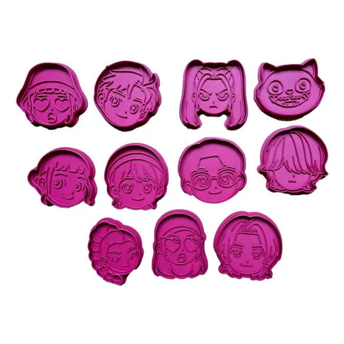 Cortador De Galletas Grandes De  Huntrix Y Saja Boys 1