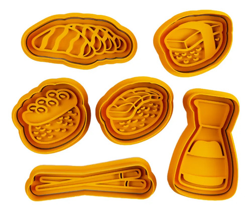 Cortador De Galletas - Sushi (pack 6 )