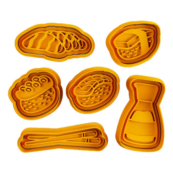 Cortador De Galletas - Sushi (pack 6 ) 1