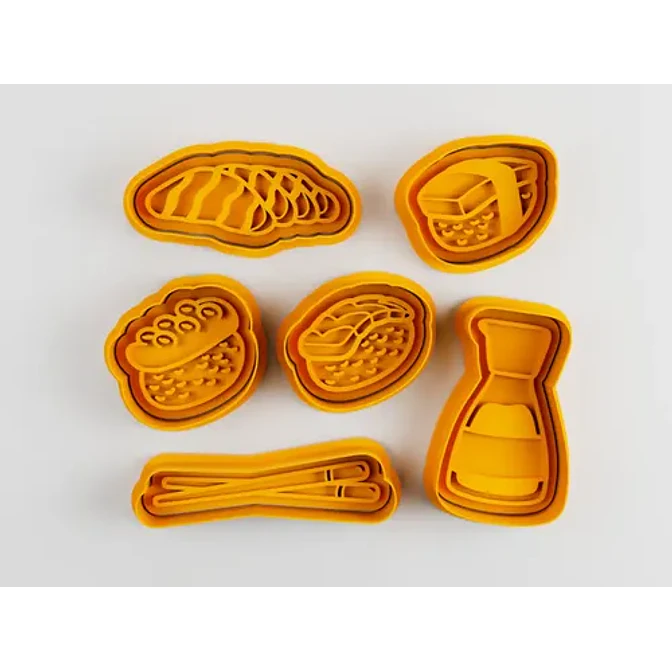 Cortador De Galletas - Sushi (pack 6 ) 2