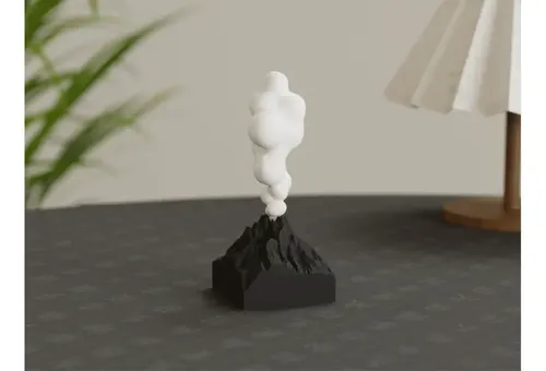 Erupción Volcánica - Figura Decorativa - Foto 2