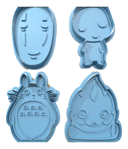 Cortador De Galletas De Studio Ghibli (pack 4)