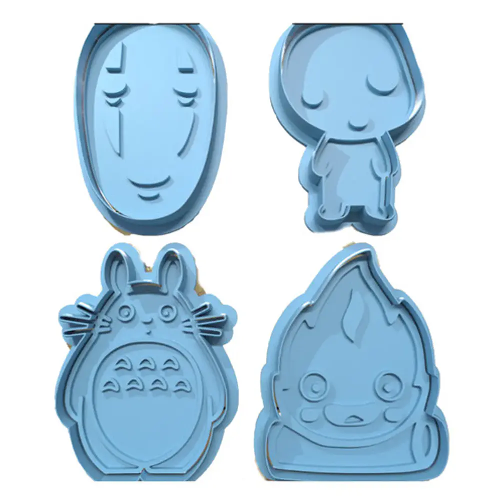 Cortador De Galletas De Studio Ghibli (pack 4) 1