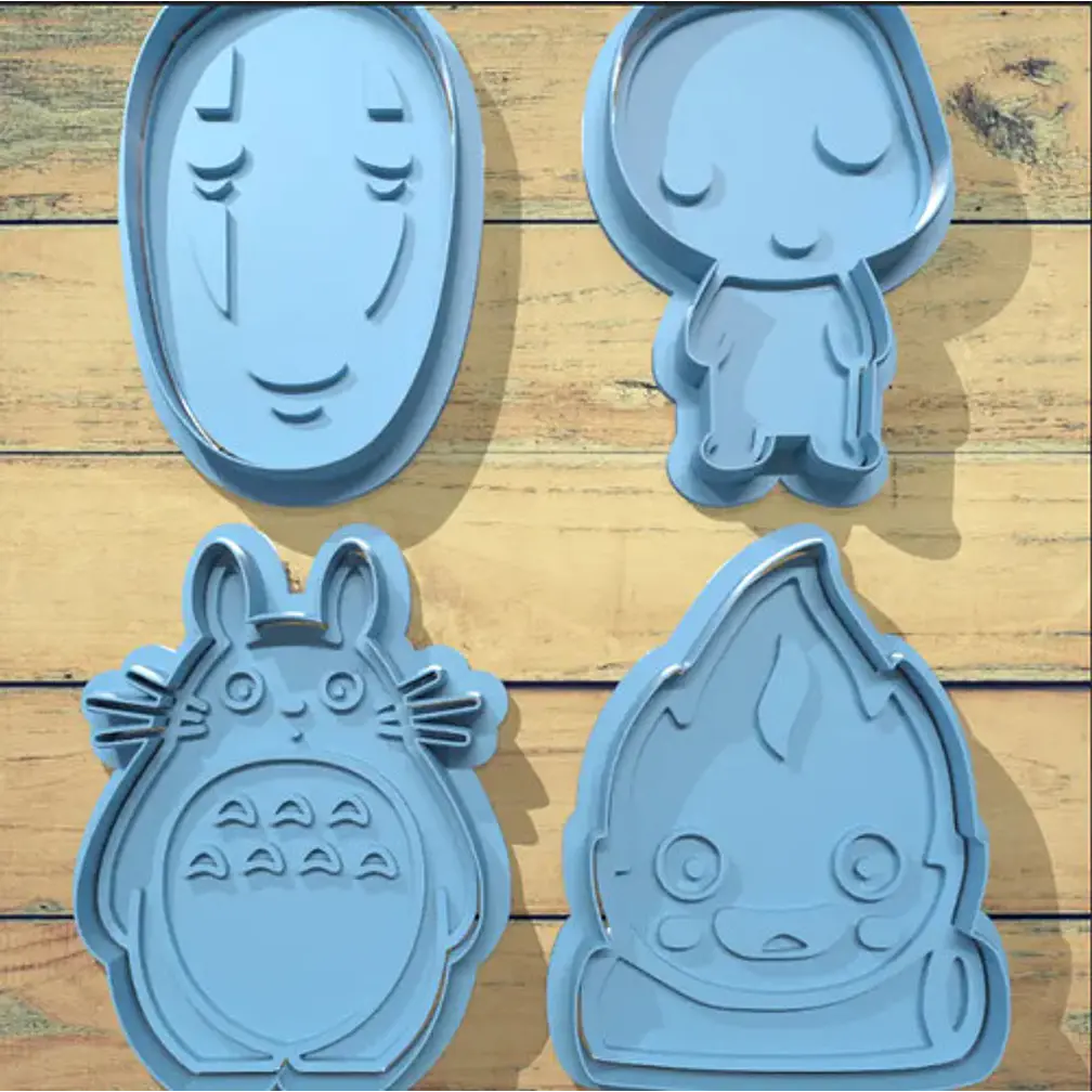 Cortador De Galletas De Studio Ghibli (pack 4) 2