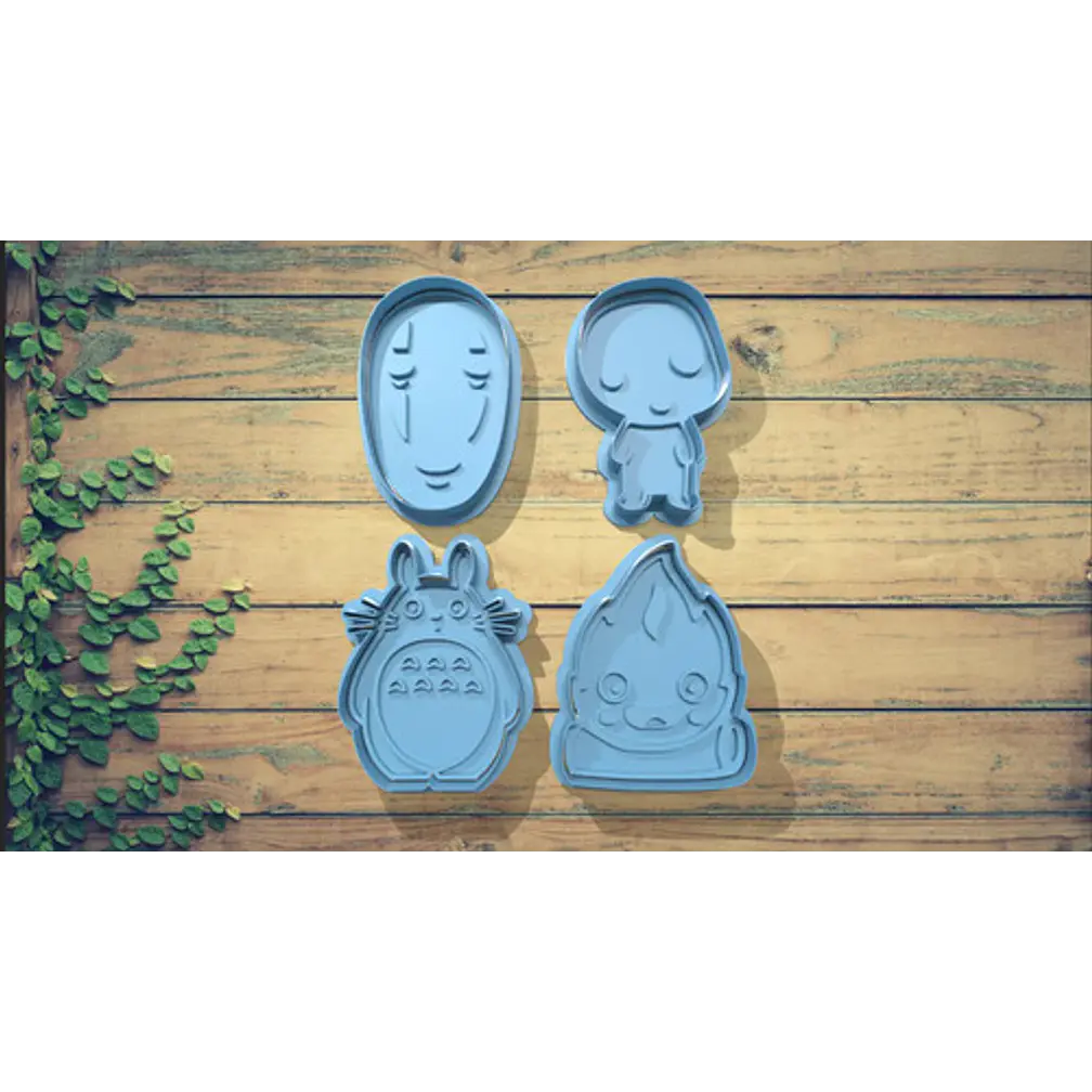 Cortador De Galletas De Studio Ghibli (pack 4) 3