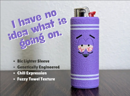 Funda Para Encendedor Bic Tipo Towelie - Foto 2