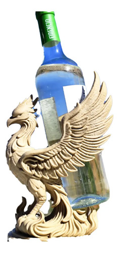 Porta Vino De Fenix (no Incluye Botella)