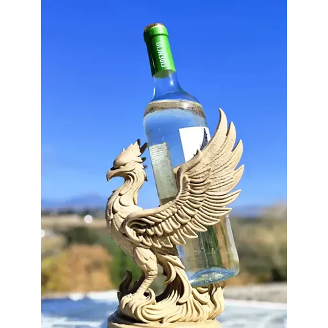 Porta Vino De Fenix (no Incluye Botella) 4