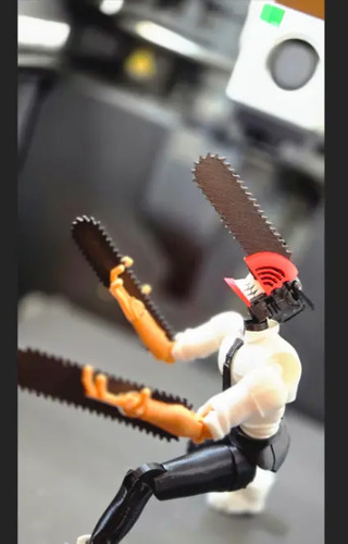 Figura De Acción De Chainsaw Man (para Armar) - Foto 3