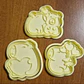 Cortador De Galletas -  Capibara Enamorado (pack 3) - Miniatura 2