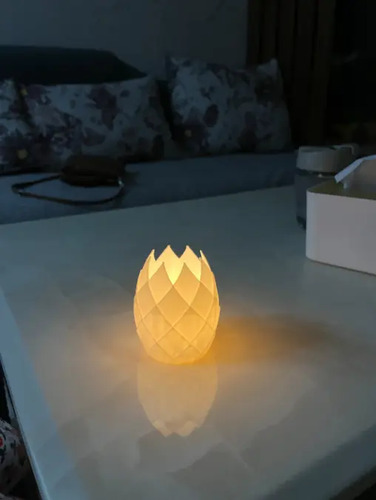 Portavelas Led De Pétalos - Foto 3