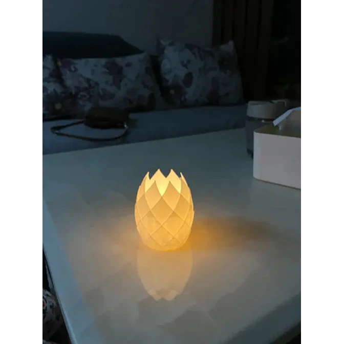 Portavelas Led De Pétalos 3