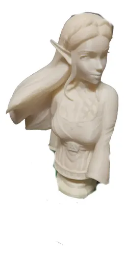 Figura 3d Busto Zelda Printpatro3d Para Colección