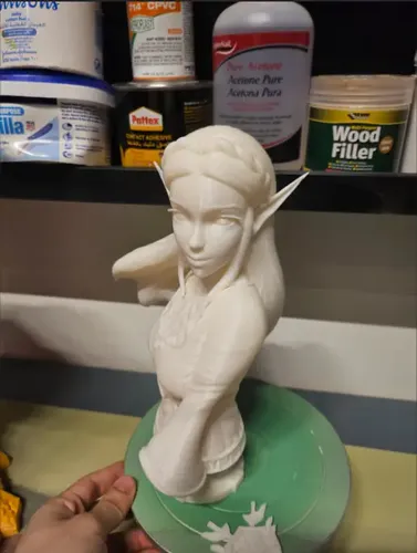 Figura 3d Busto Zelda Printpatro3d Para Colección - Foto 4