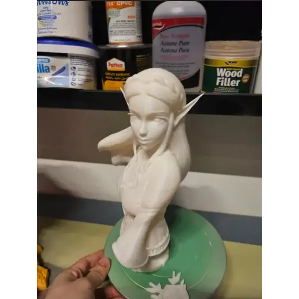 Figura 3d Busto Zelda Printpatro3d Para Colección 4