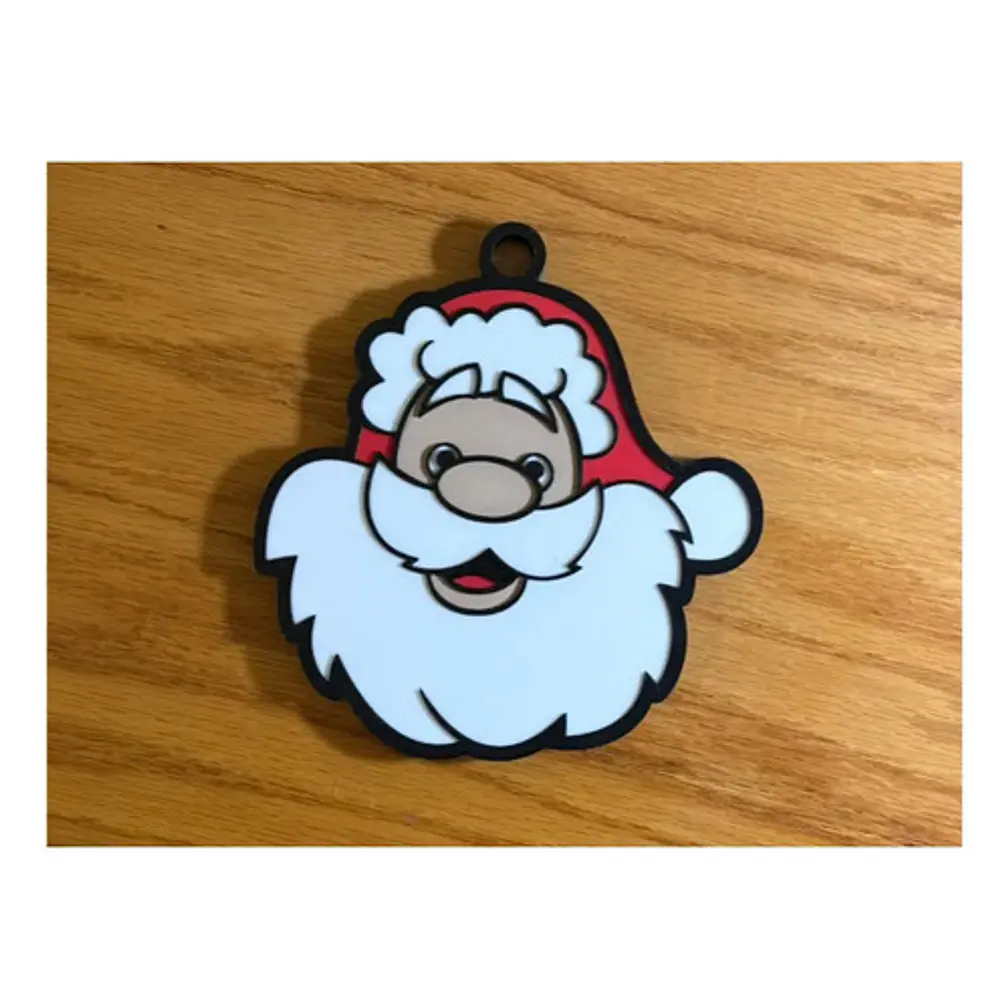 Adorno De Navidad Cara De Papá Noel 1