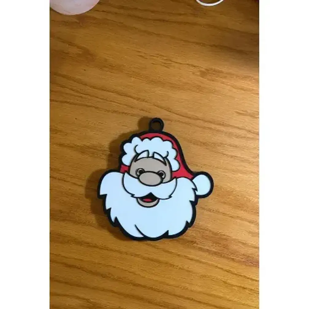Adorno De Navidad Cara De Papá Noel 2