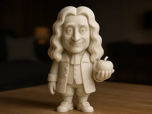 Figura Decoración De Isaac Newton De Pie - Foto 2