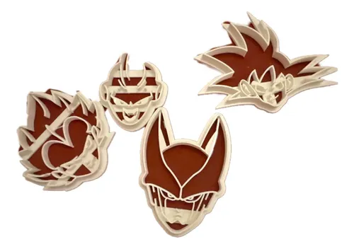 Cortador De Galletas - Dragonball Z  (pack 4)