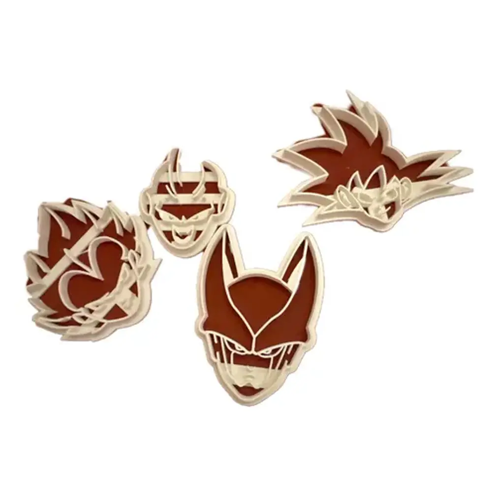 Cortador De Galletas - Dragonball Z  (pack 4) 1