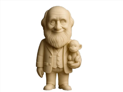 Figura Decoración- Charles Darwin