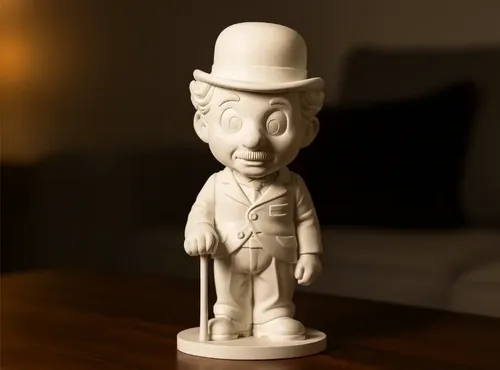 Figura Decoración De Charlie Chaplin - Foto 2