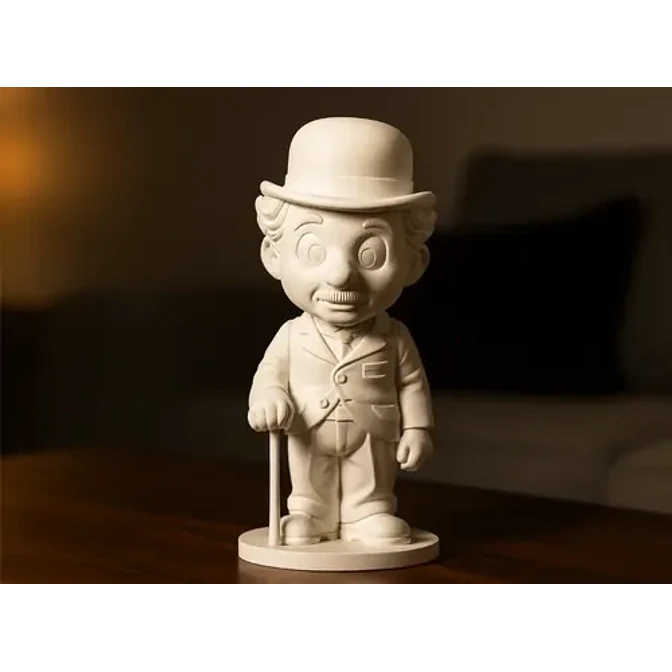 Figura Decoración De Charlie Chaplin 2