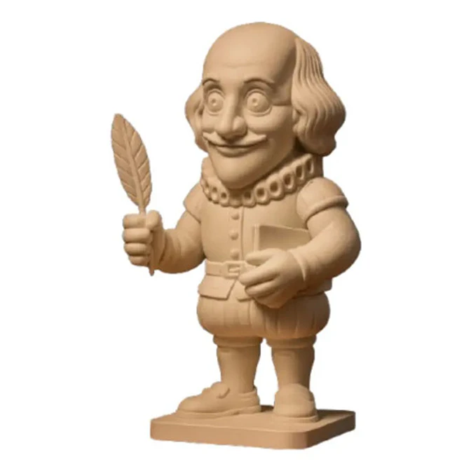 Figura Decoración De William Shakespeare 1