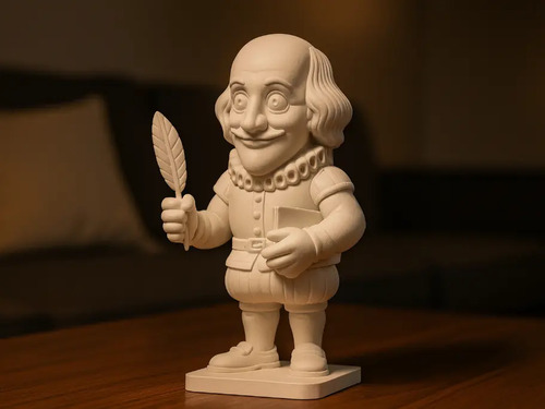 Figura Decoración De William Shakespeare - Foto 2