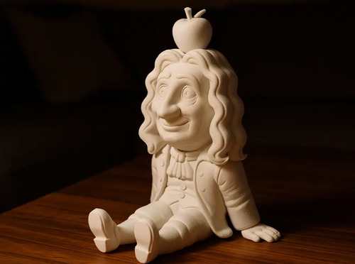 Figura Decoración De Isaac Newton Sentado - Foto 2