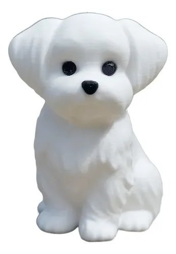 Figura Decorativa - Perro Maltés Miniatura