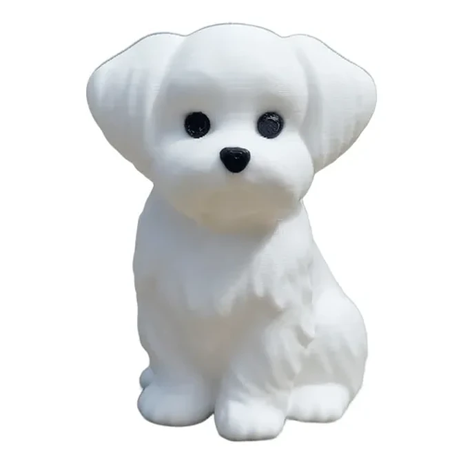 Figura Decorativa - Perro Maltés Miniatura 1