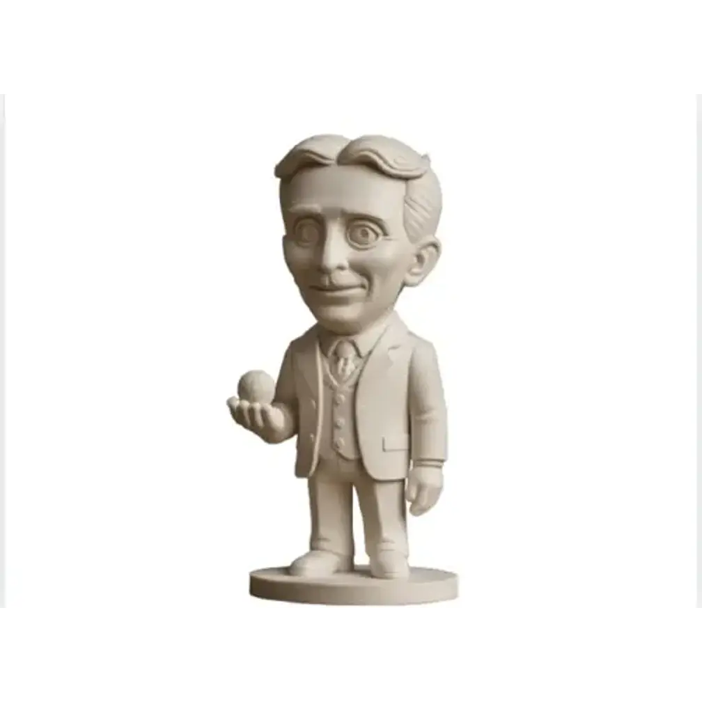 Figura Decoración- Mini Estatua De Nikola Tesla 1