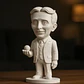 Figura Decoración- Mini Estatua De Nikola Tesla - Miniatura 2