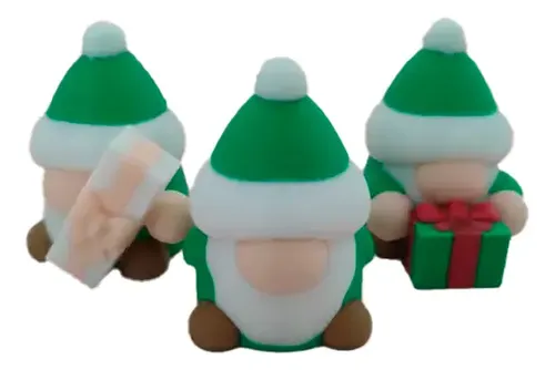 Adornos - Mini Elfos De Navidad (pack 3 Un)