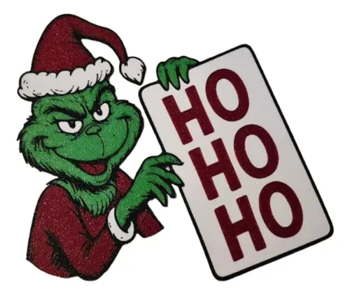 Decoración - Imgaen De Grinch Ho Ho Ho - Foto 3