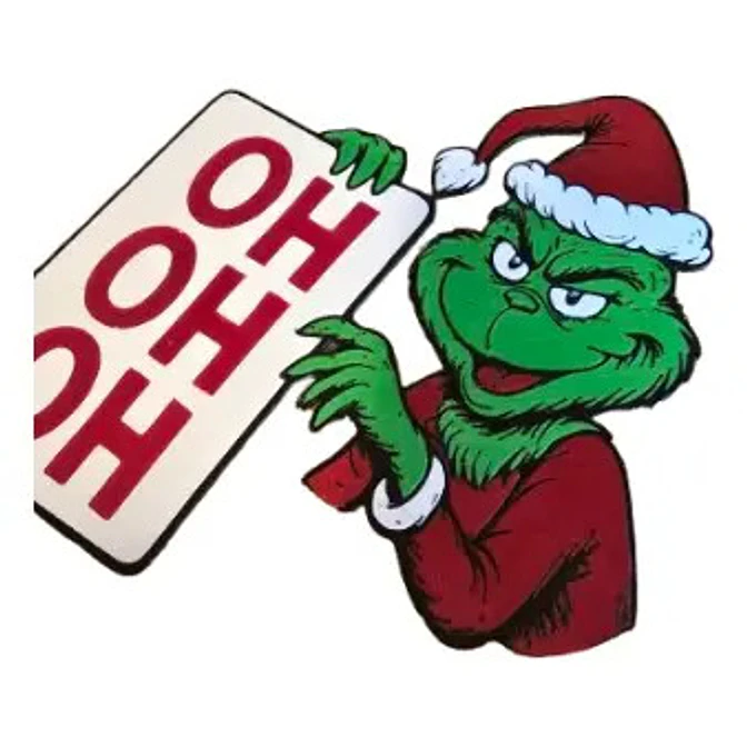 Decoración - Imgaen De Grinch Ho Ho Ho 4