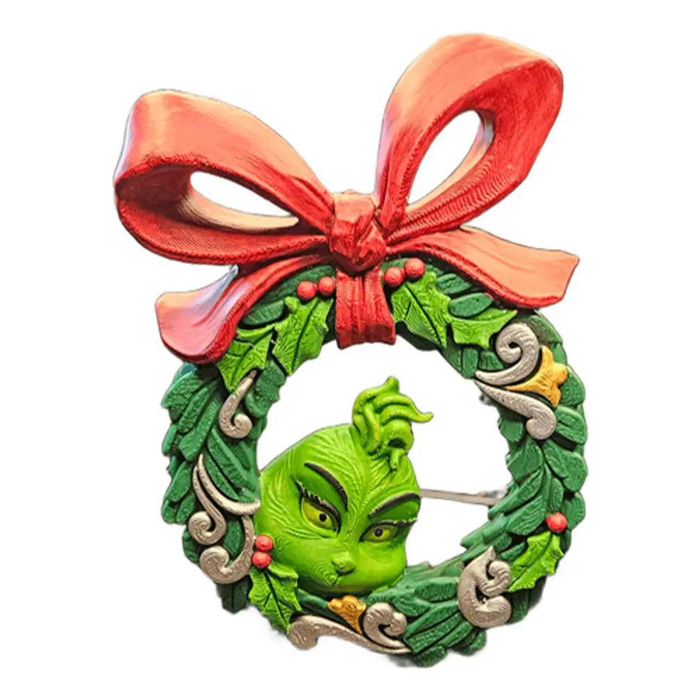 Adorno De Navidad - Corona Del Grinch 1