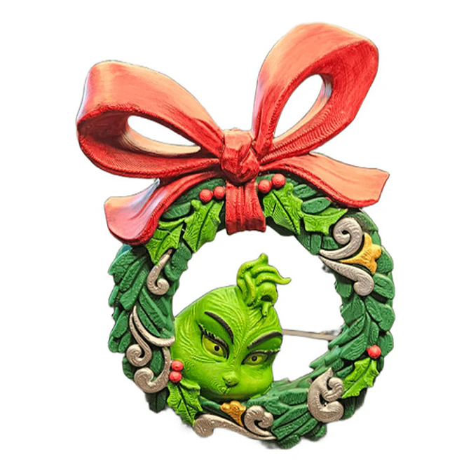 Adorno De Navidad - Corona Del Grinch 1