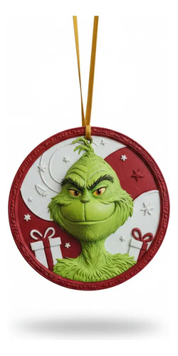 Bola Navidad - Grinch Relieve