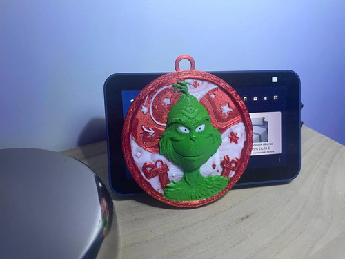 Bola Navidad - Grinch Relieve - Foto 2