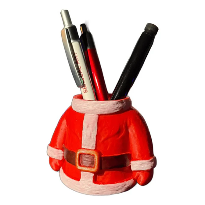 Portalápices - Forma De Viejito Pascuero 1