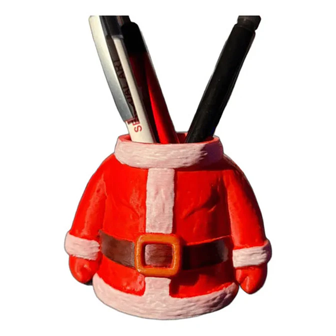 Portalápices - Forma De Viejito Pascuero 2