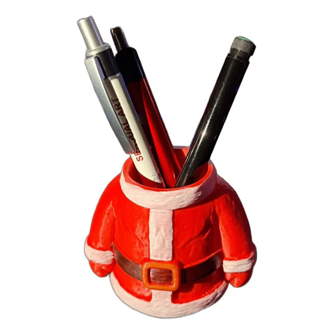 Portalápices - Forma De Viejito Pascuero 3