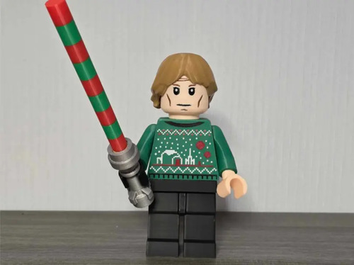 Luke Skywalker Edición De Navidad - Figura Navideña