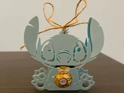 Regalo Navidad - Stitch (no Incluye Chocolate O Cuerda)