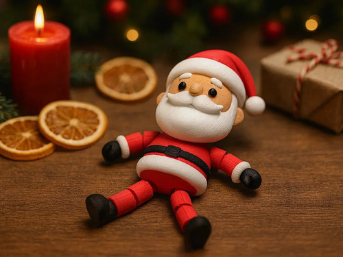 Figura Papa Noel - Articulado - Foto 2